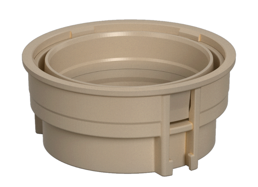 Plain Insulation sleeve (PEEK), disassembled