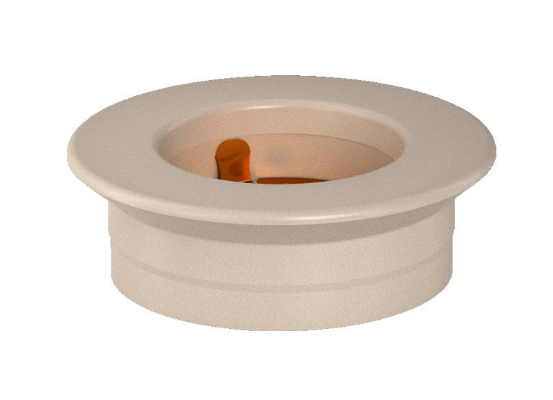 Upper plunger, PEEK, Au, assy