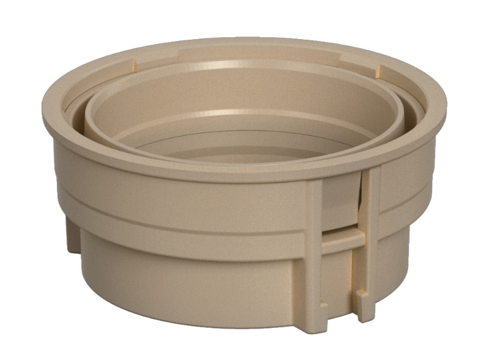 Plain Insulation sleeve (PEEK), disassembled – EL-Cell GmbH